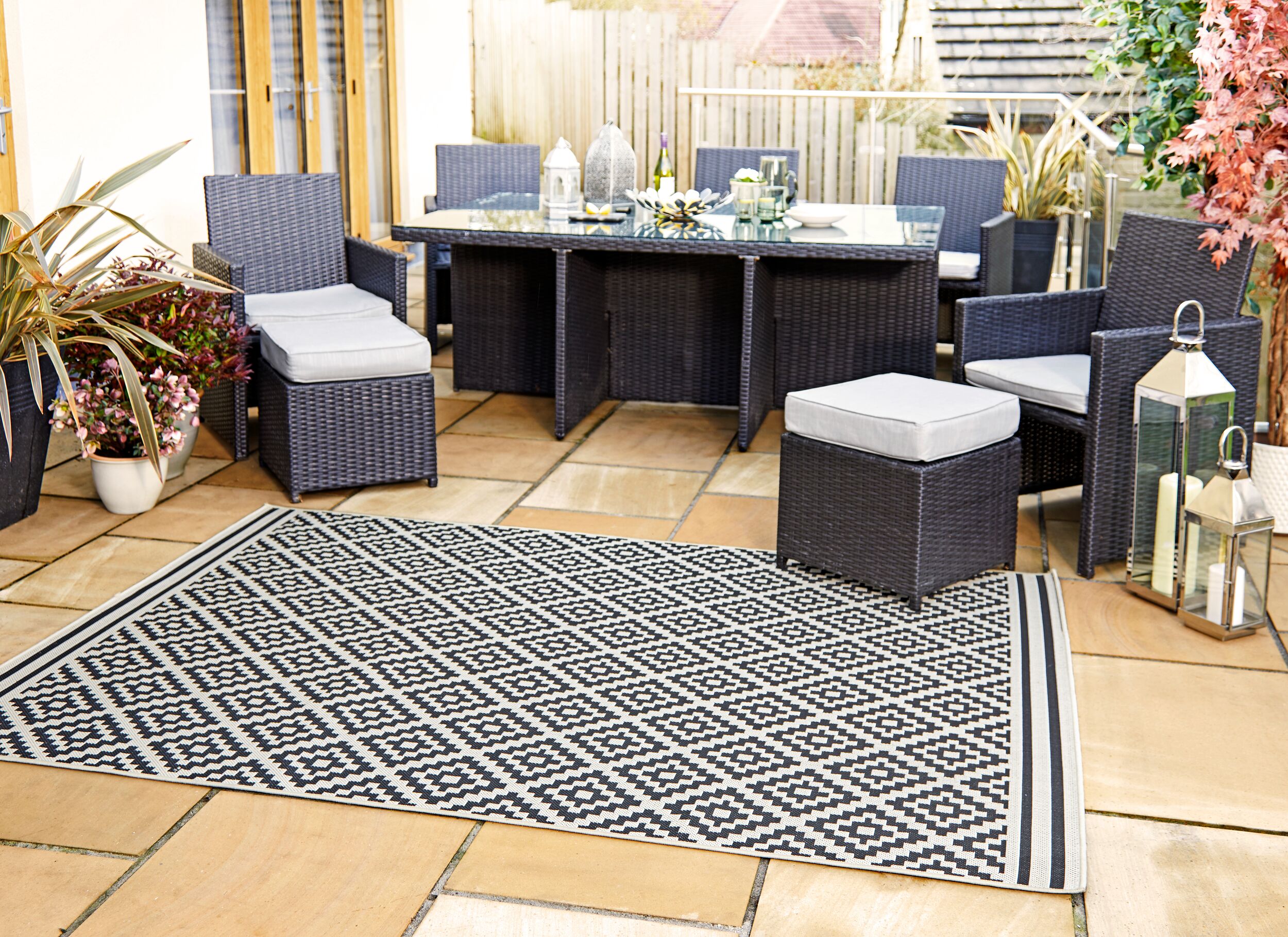 flair-rugs-moretti-geometric-teppich-indoor-outdoor image 3