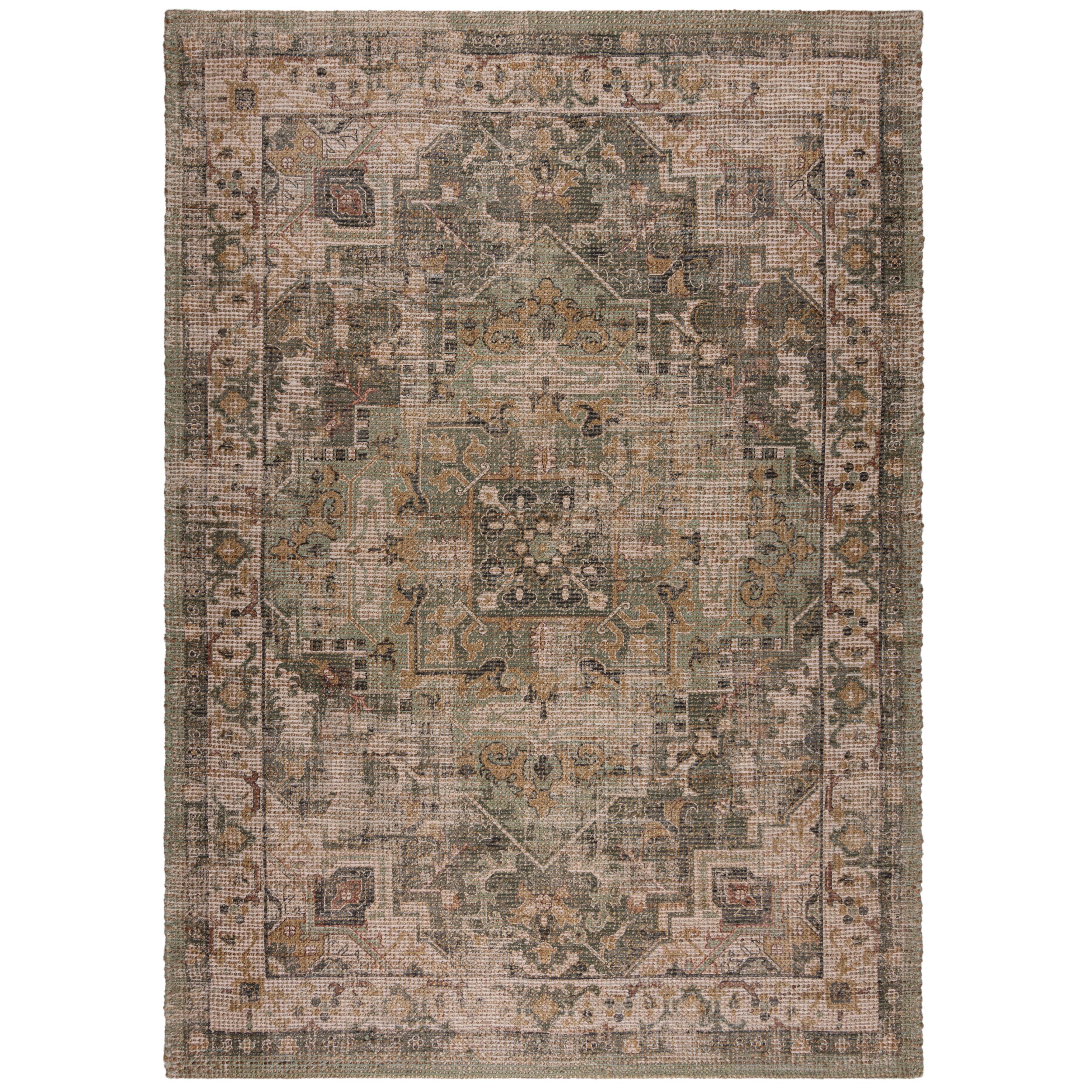 flair-rugs-selena-vintage-bedruckter-jute-teppich image 2