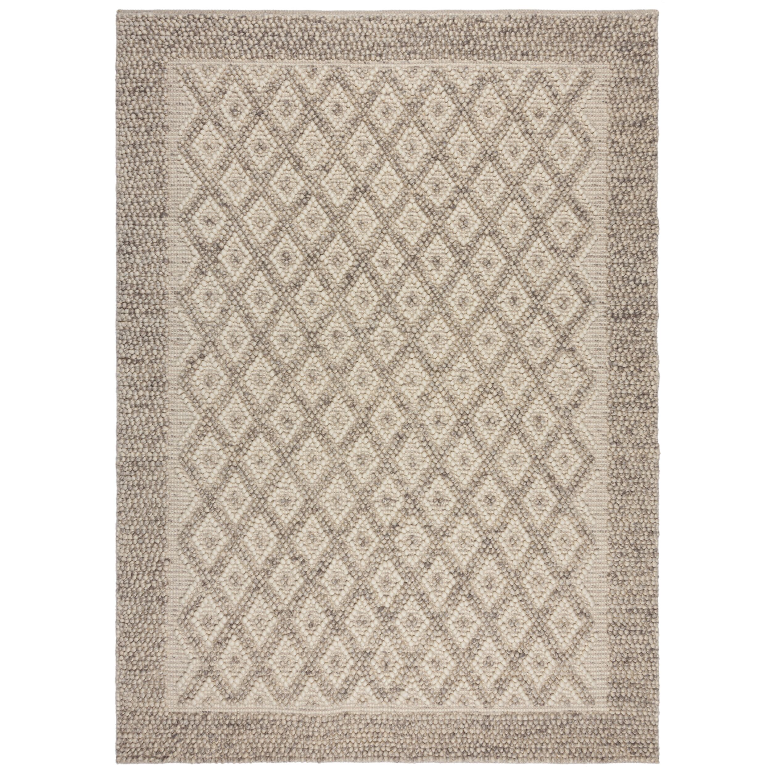 flair-rugs-minerals-diamond-border-wollteppich image 2