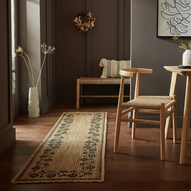 flair-rugs-maisie-jute-l-ufer-mit-blumenmuster image 1