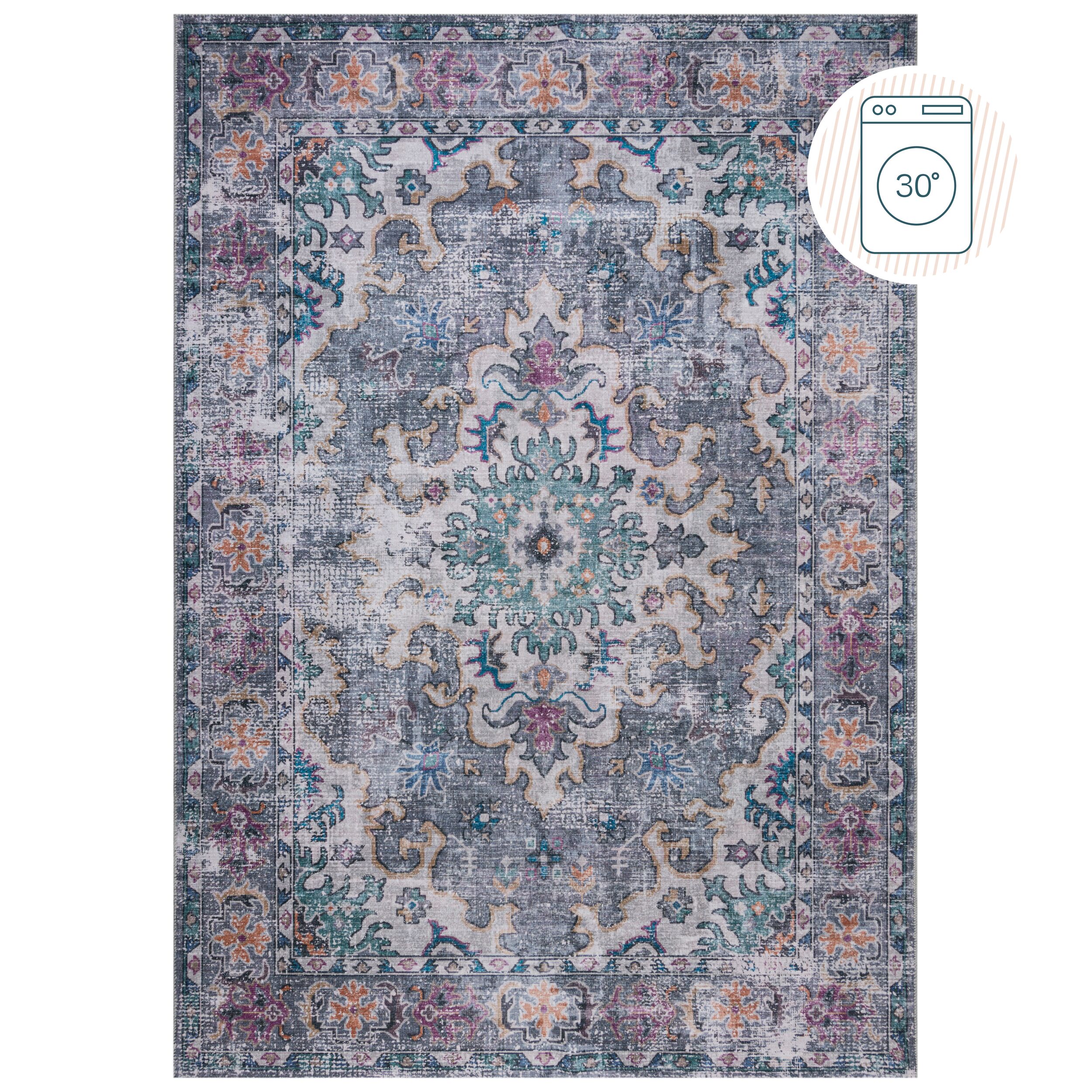 flair-rugs-millie-vintage-waschbarer-teppich image 2