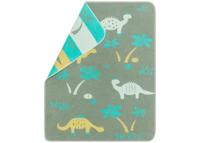 david-fussenegger-juwel-baby-und-kinderdecke-dinos-grs image 1