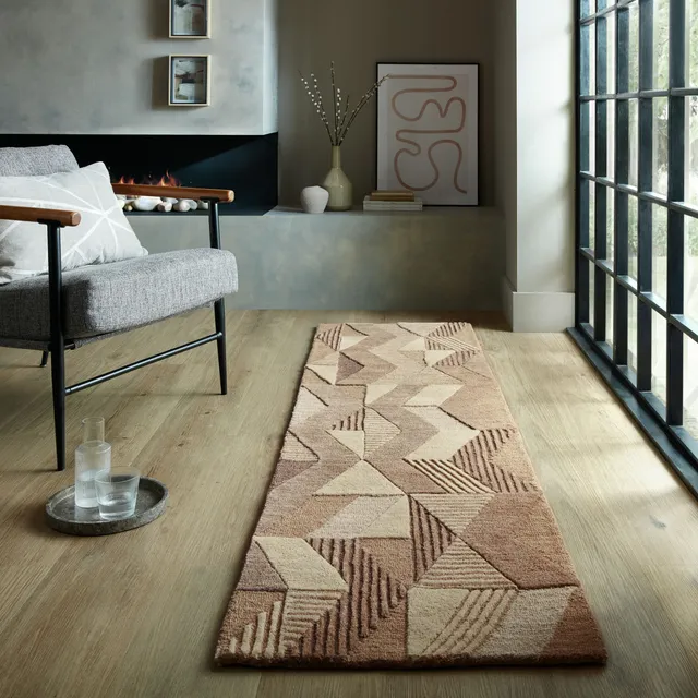 flair-rugs-asher-wool-geometrisch-moderner-l-ufer-teppich image 1