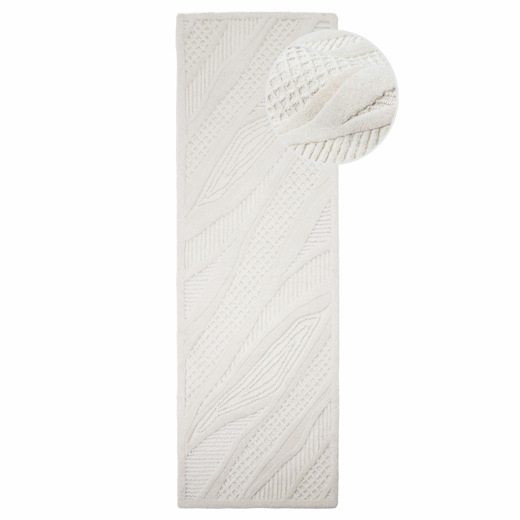 flair-rugs-sculptured-abstract-wool-blend-l-ufer image 2