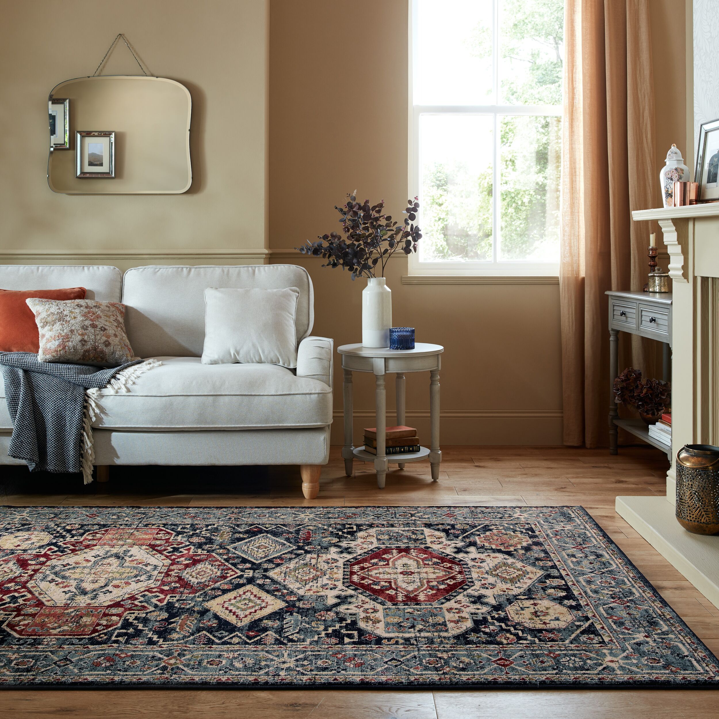 flair-rugs-gillingham-vintage-teppich-gemustert image 3