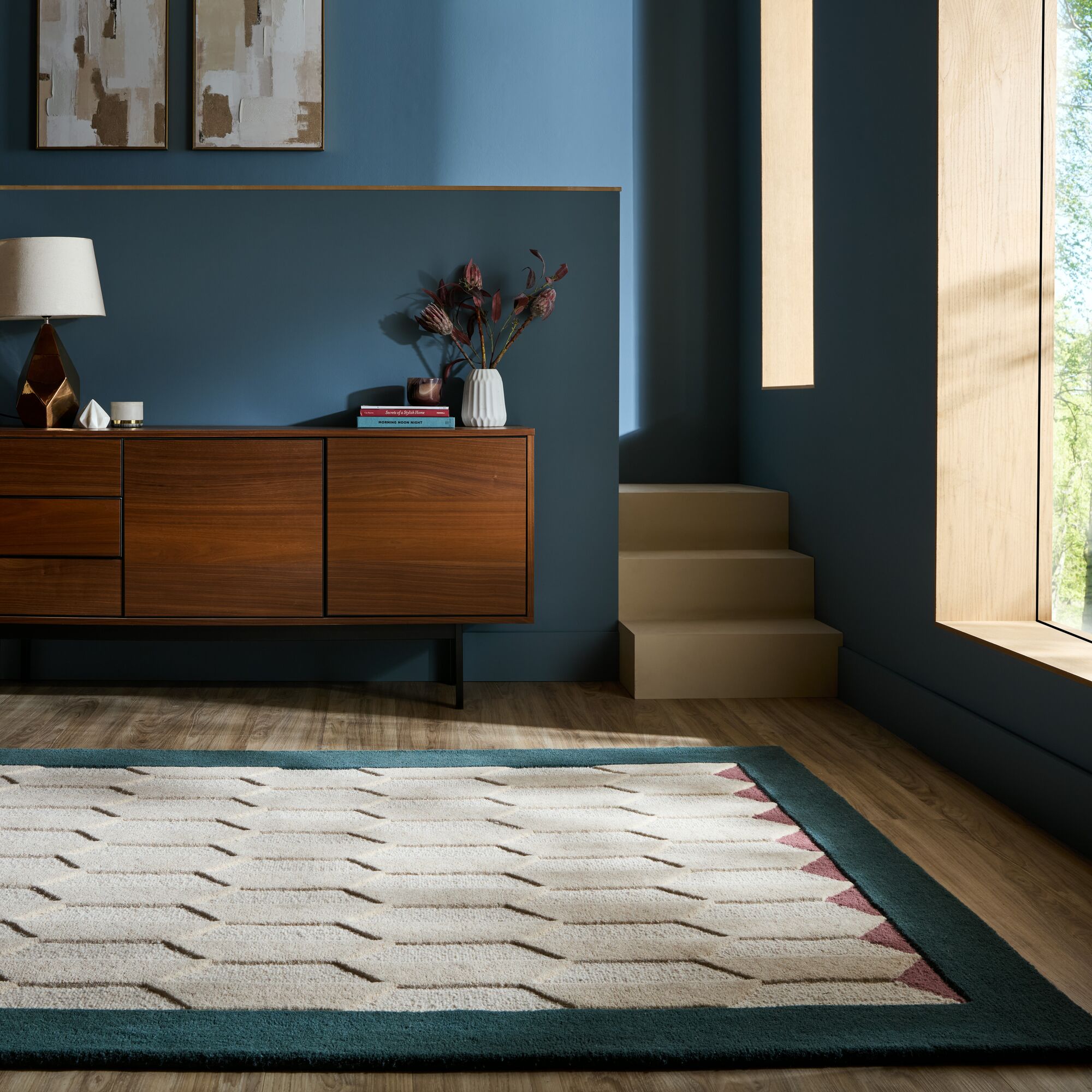 flair-rugs-apex-wollteppich-mit-bord-re-naturfaser image 3