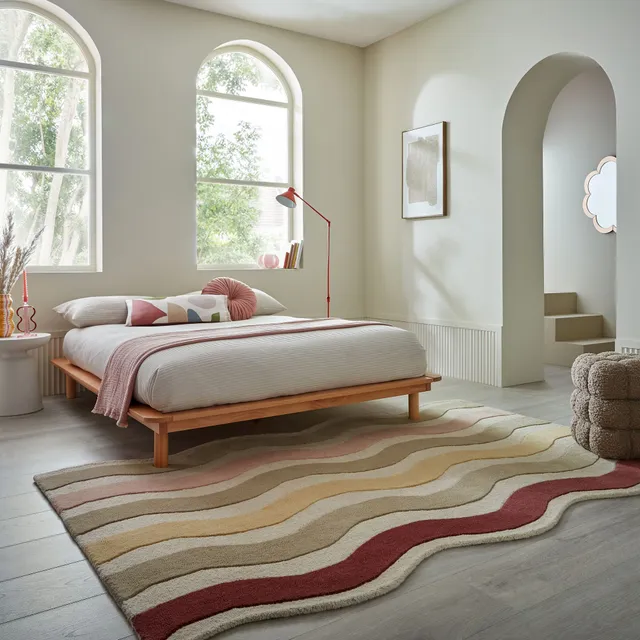 flair-rugs-cascade-wolle-bogenkanten-teppich image 1