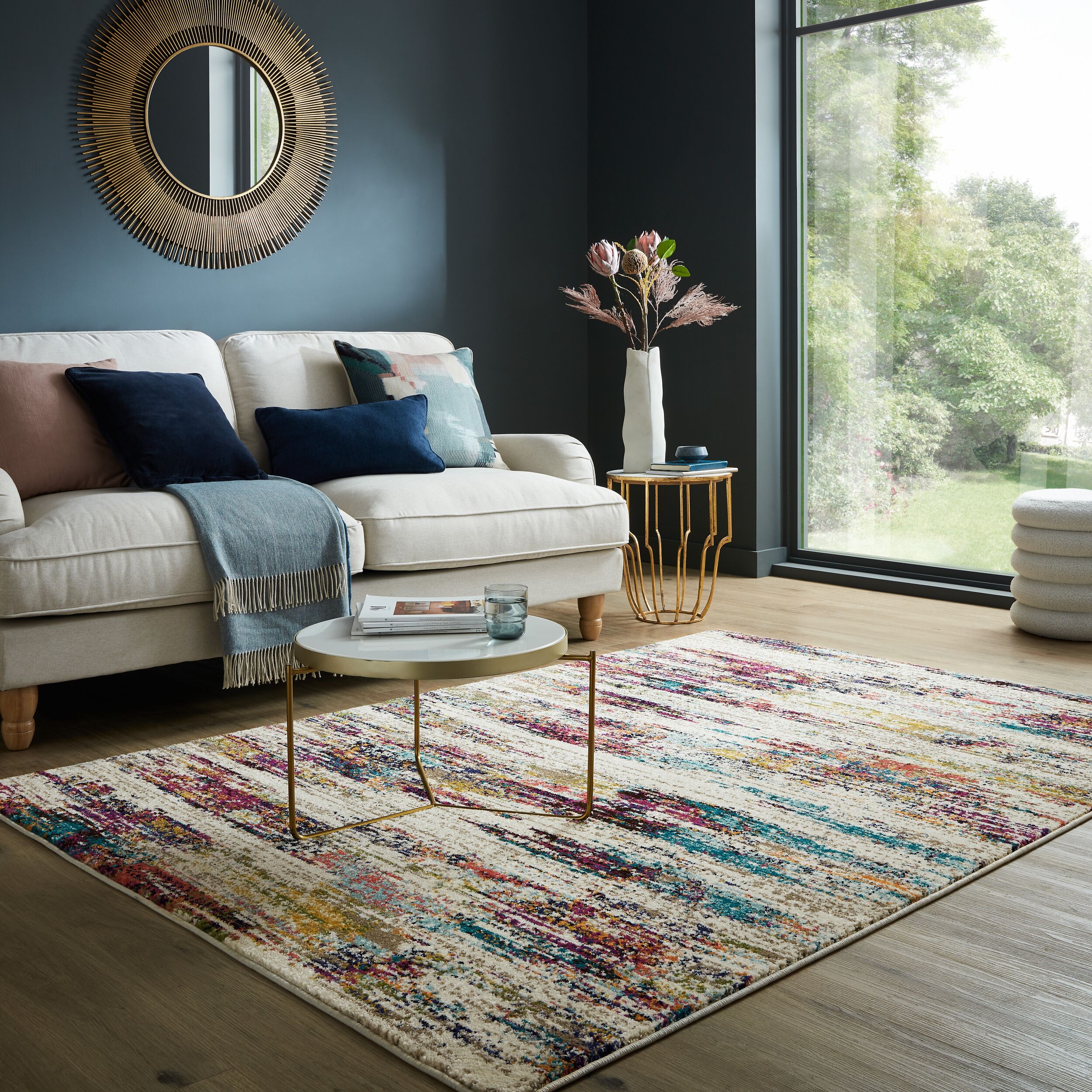 flair-rugs-refraction-teppich-abstrakt-gemustert image 1
