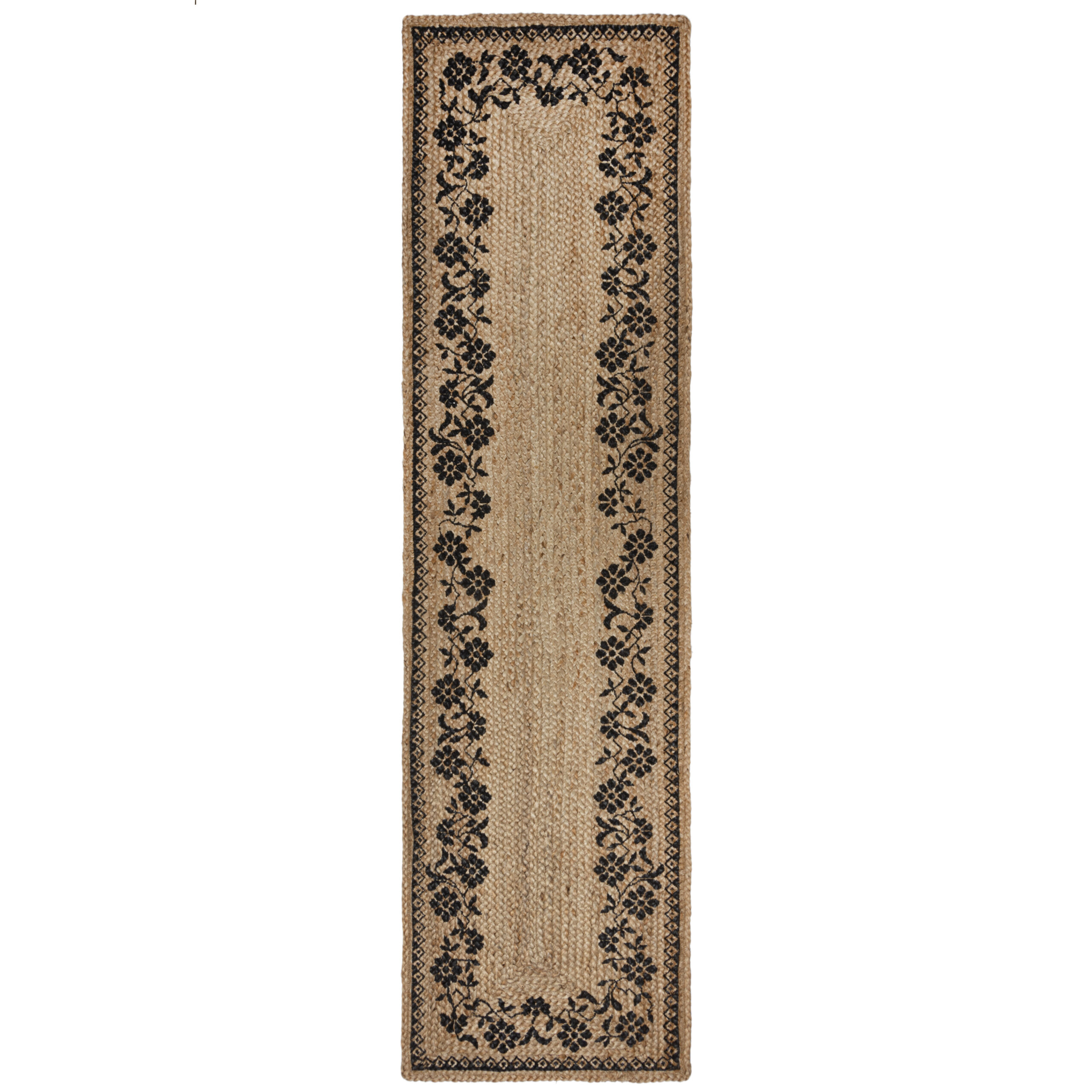 flair-rugs-maisie-jute-l-ufer-mit-blumenmuster image 2