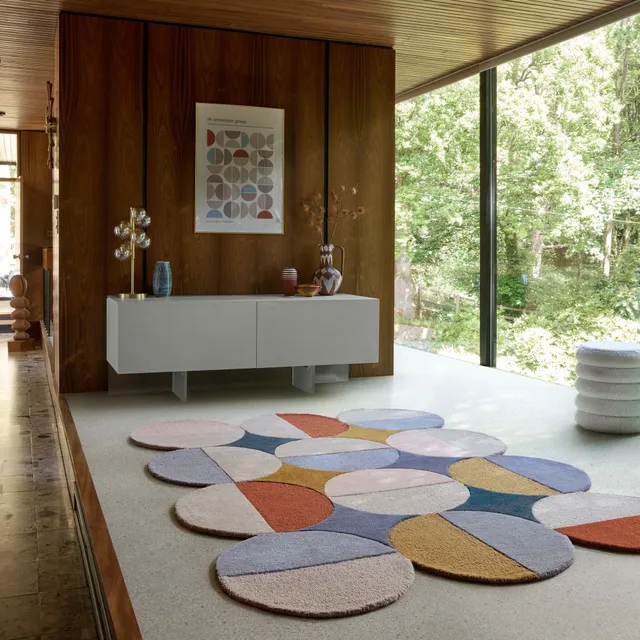 flair-rugs-mia-ellipse-scallop-wollteppich image 1