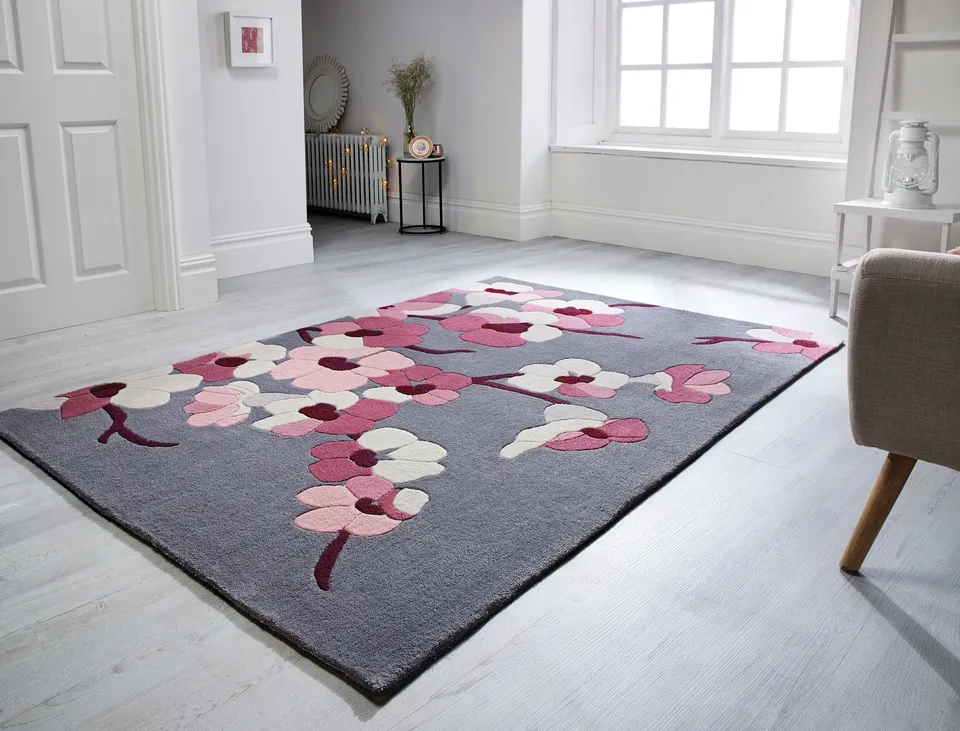 flair-rugs-blossom-floral-motiv-teppich image 1
