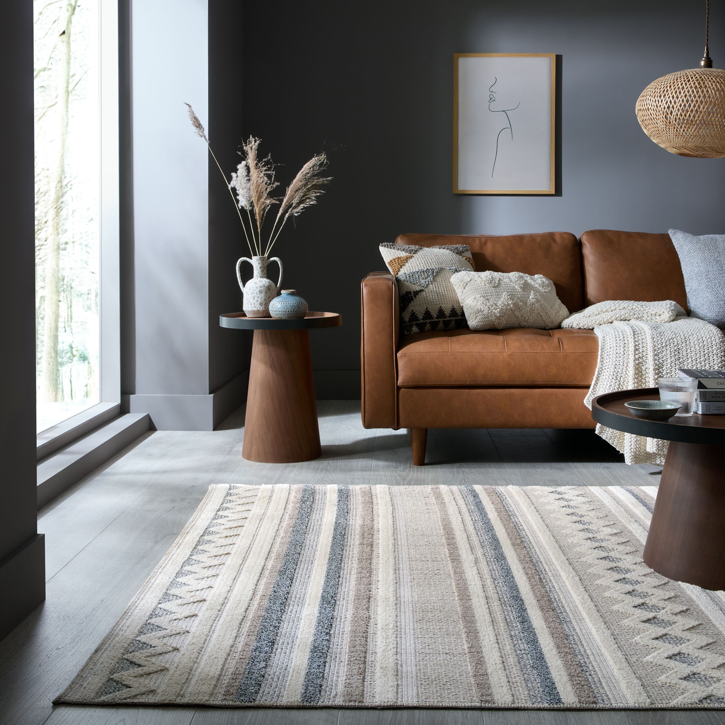 flair-rugs-everett-waschbarer-global-teppich image 1