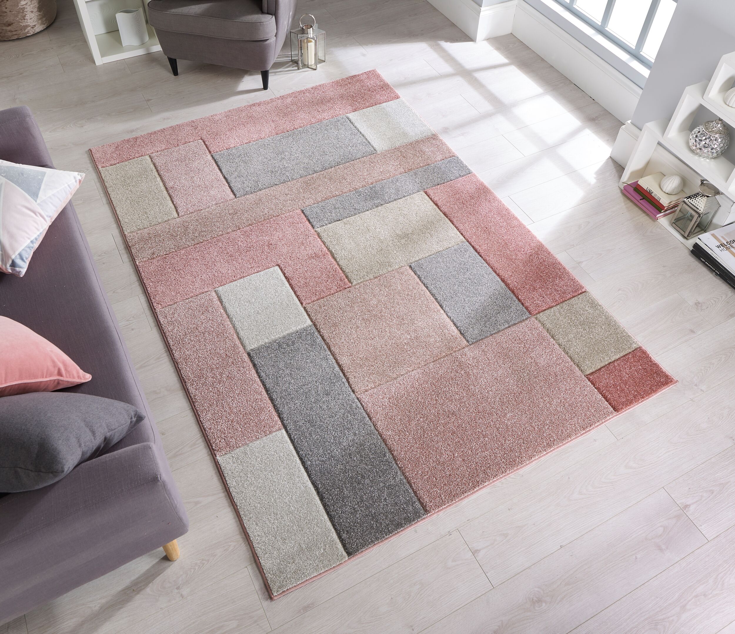 flair-rugs-cosmos-modern-geometric-teppich image 1