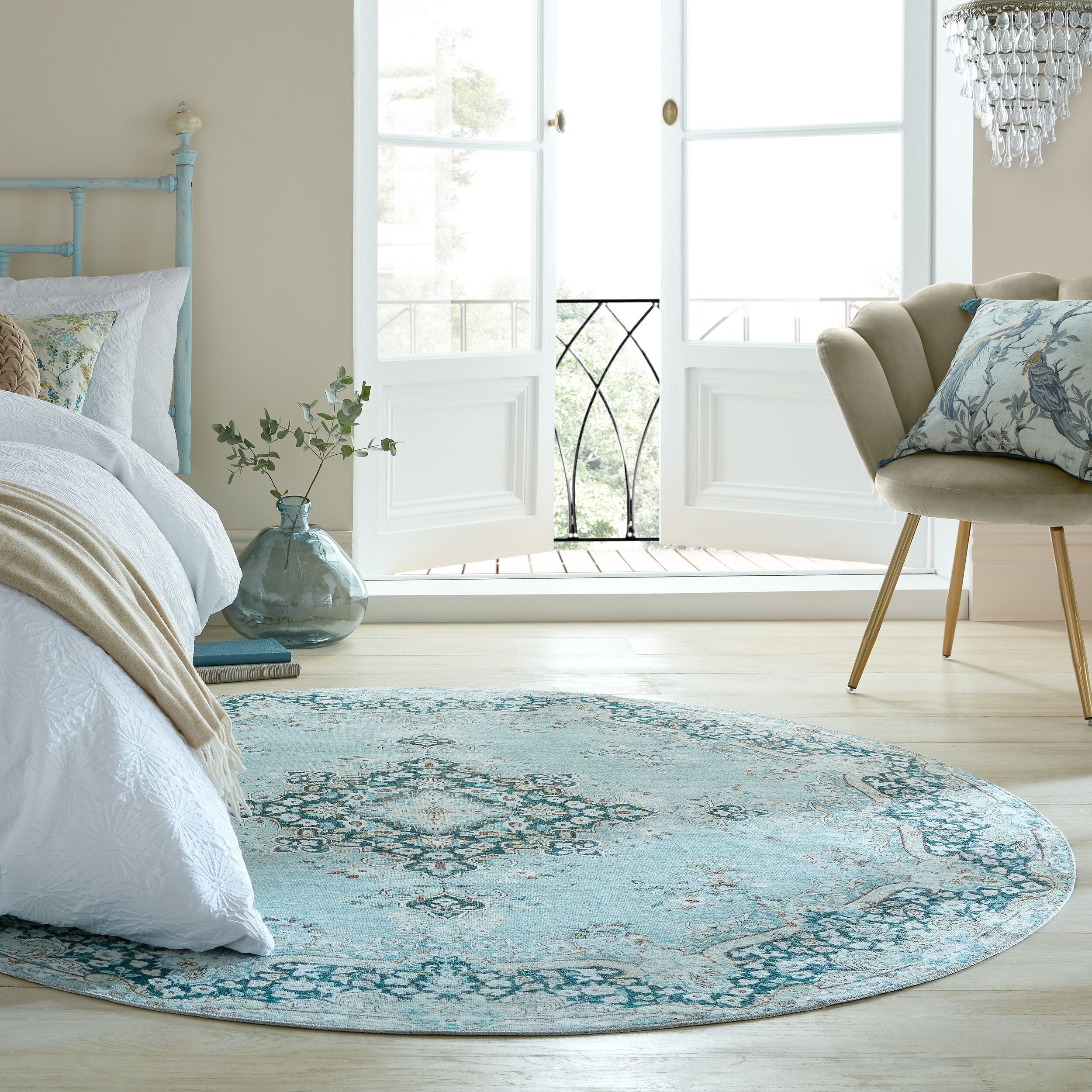 flair-rugs-colby-vintage-waschbarer-teppich image 4