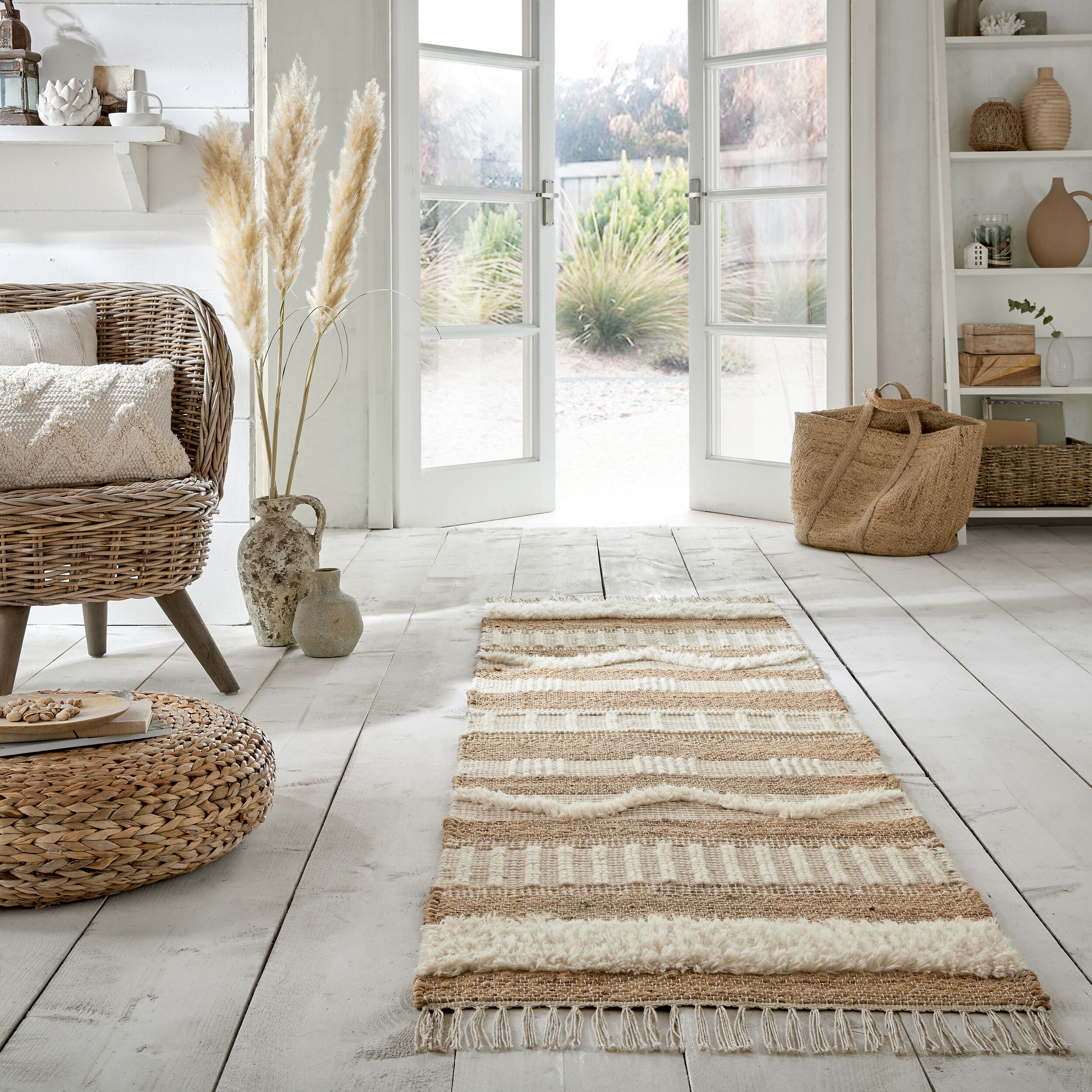 flair-rugs-medina-jute-streifen-l-uferteppich image 5