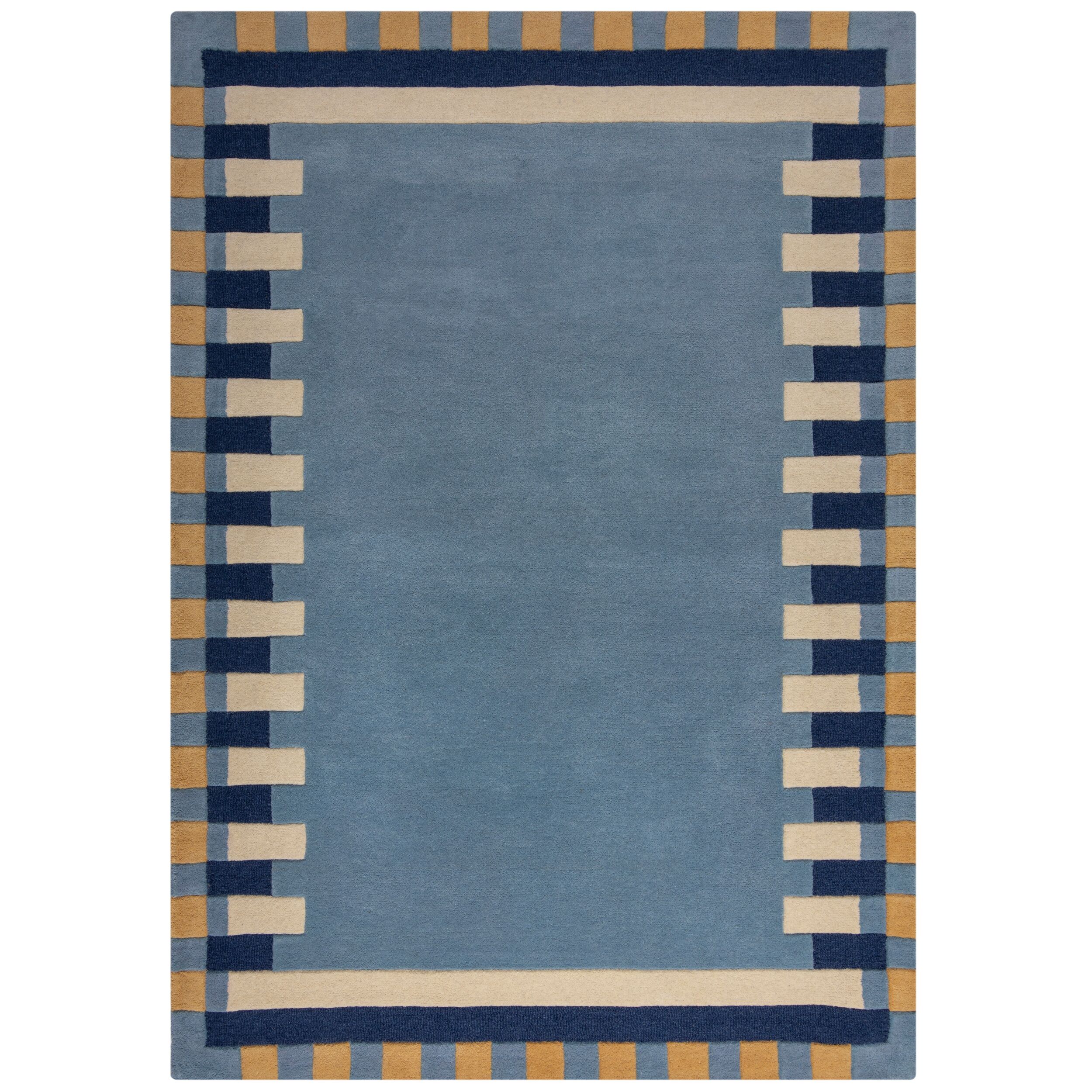 flair-rugs-kai-wool-border-rug-wollteppich-mit-bord-re image 2