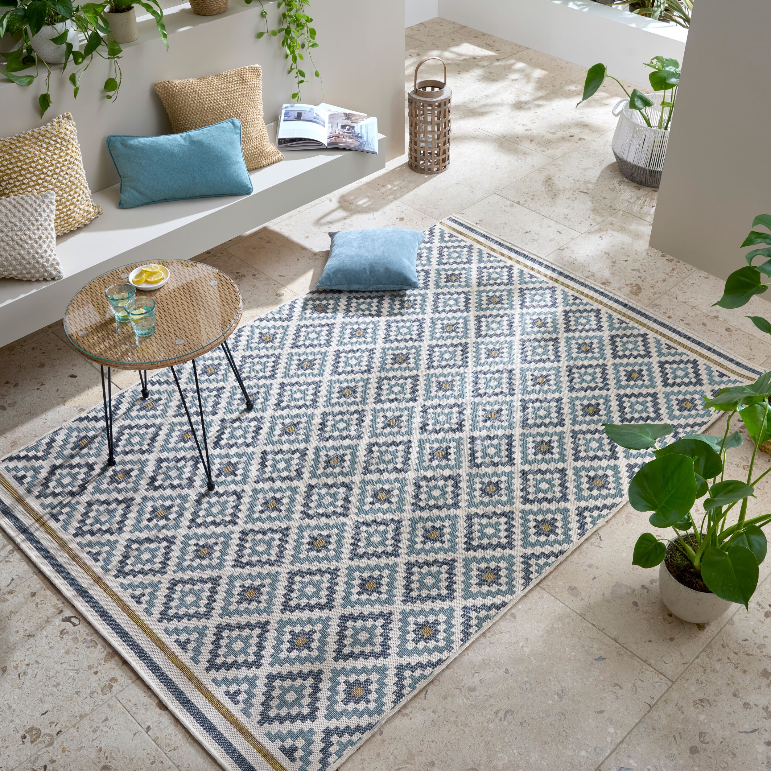 flair-rugs-zia-trellis-indoor-outdoor-teppich image 1