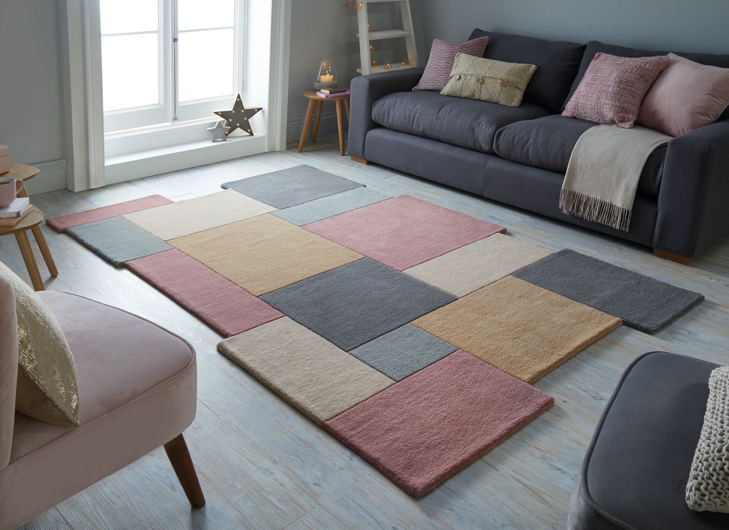 flair-rugs-collage-moderner-wollteppich-cut-out image 4
