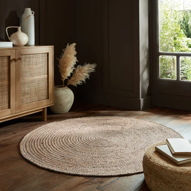 flair-rugs-capri-jute-rundteppich-circle image 1