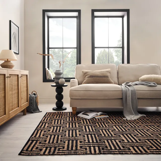 flair-rugs-meander-jute-mix-geometrischer-teppich image 1