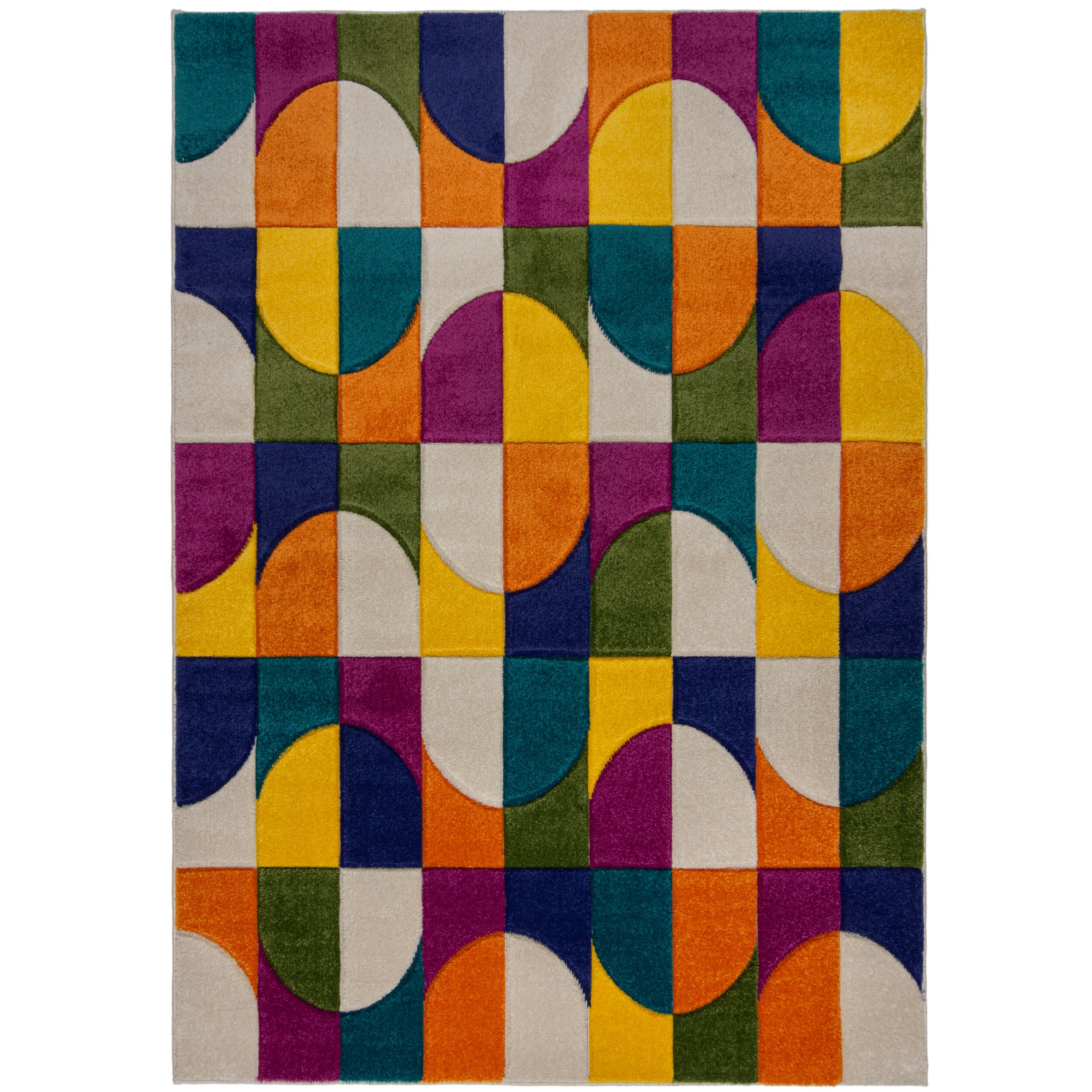 flair-rugs-chacha-geometric-carved-rug-designteppich-geometrisch image 2