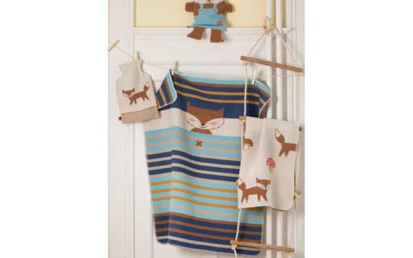 david-fussenegger-juwel-babydecke-fuchs-multistreifen-grs image 8