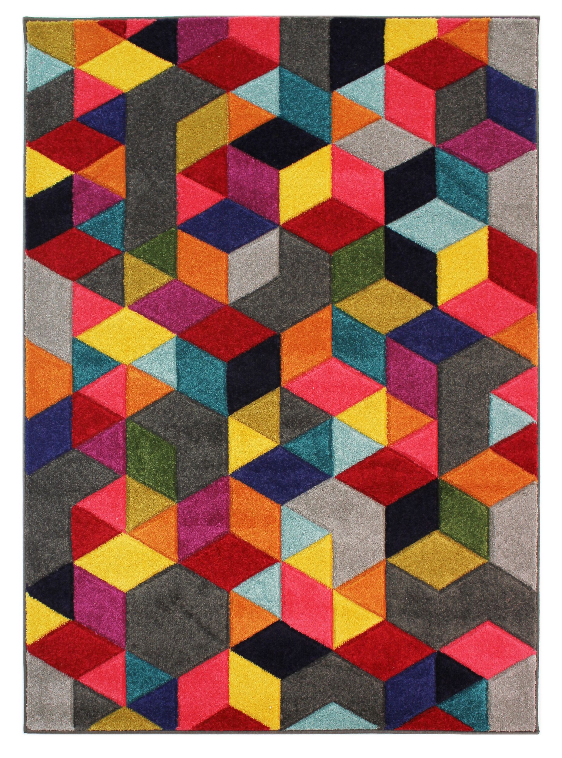flair-rugs-dynamic-geometric-colourful-rug-designteppich image 2