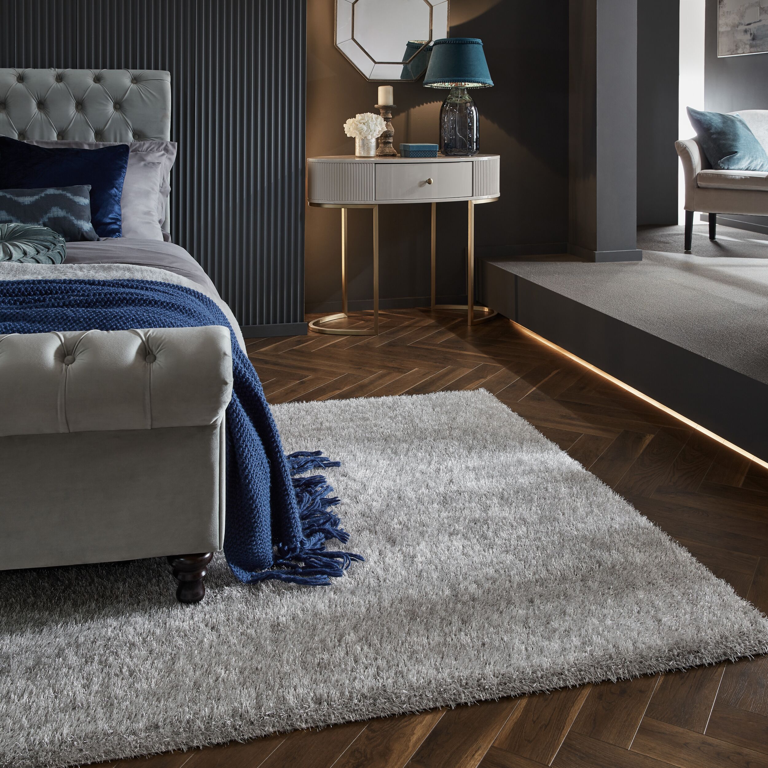 flair-rugs-velvet-shaggy-recycling-teppich image 6