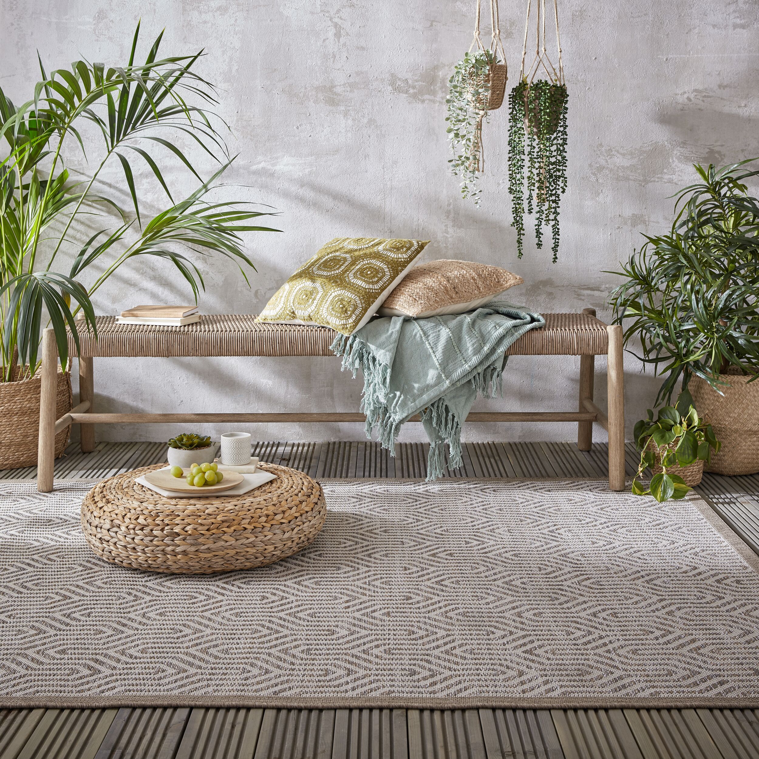 flair-rugs-bellizi-geometric-indoor-outdoor-teppich image 1