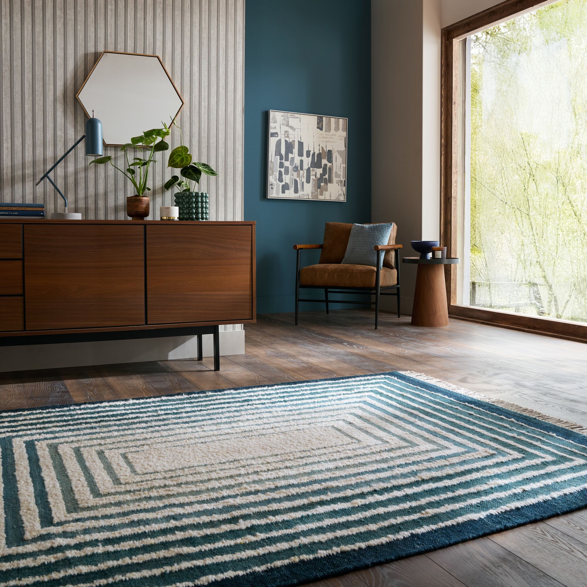 flair-rugs-boucle-frame-wollmix-teppich image 3