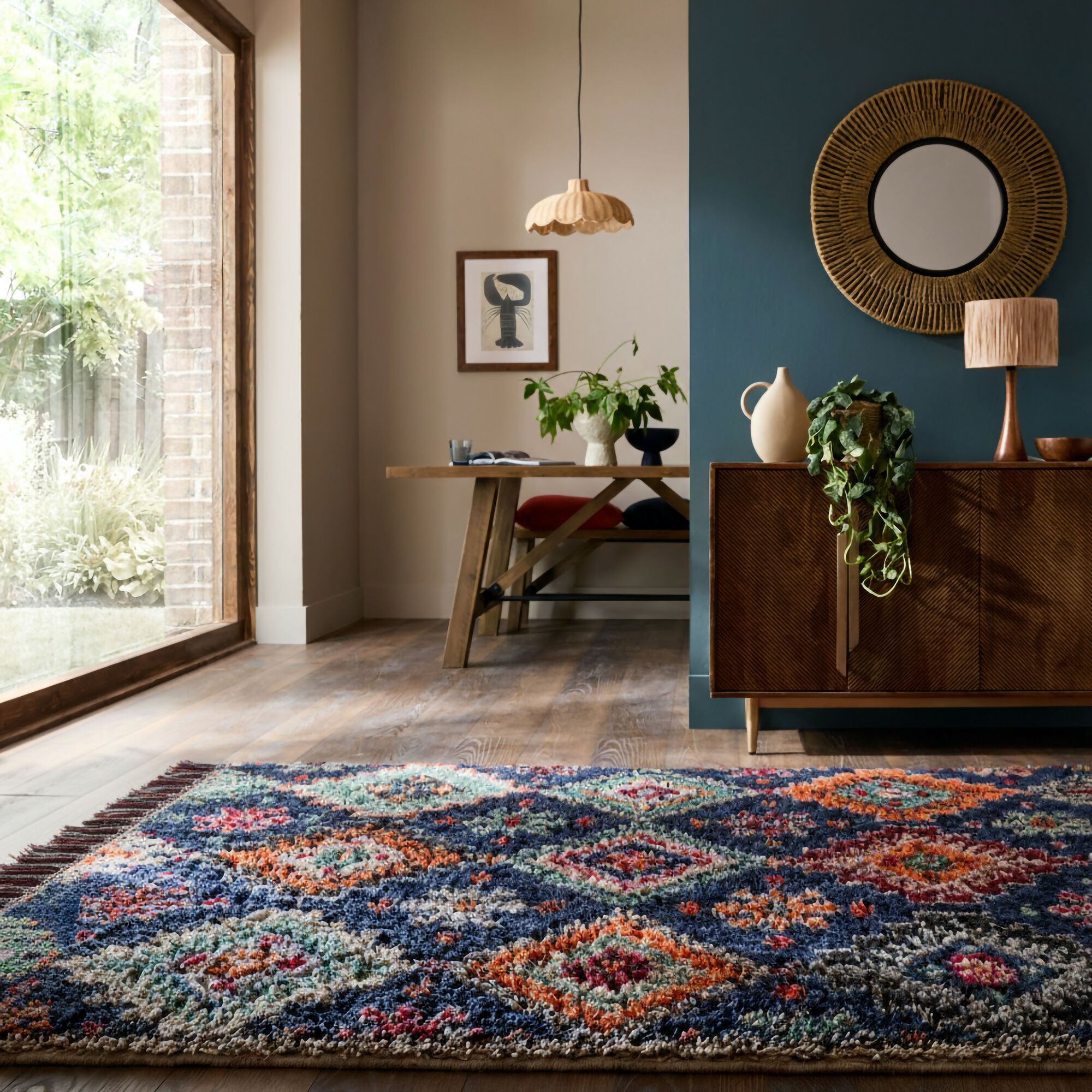 flair-rugs-jakob-shaggy-berber-teppich image 1