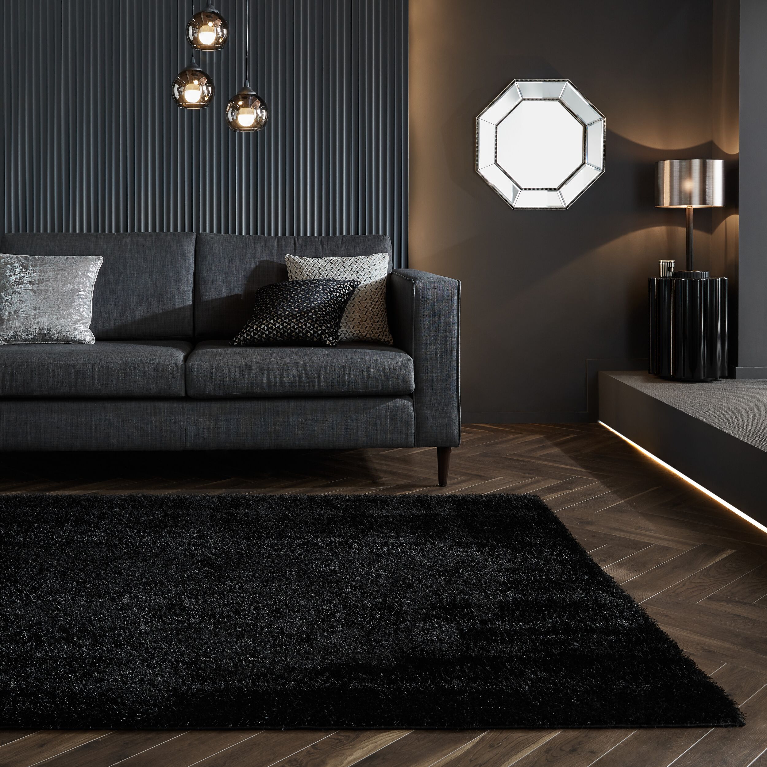 flair-rugs-velvet-shaggy-recycling-teppich image 3