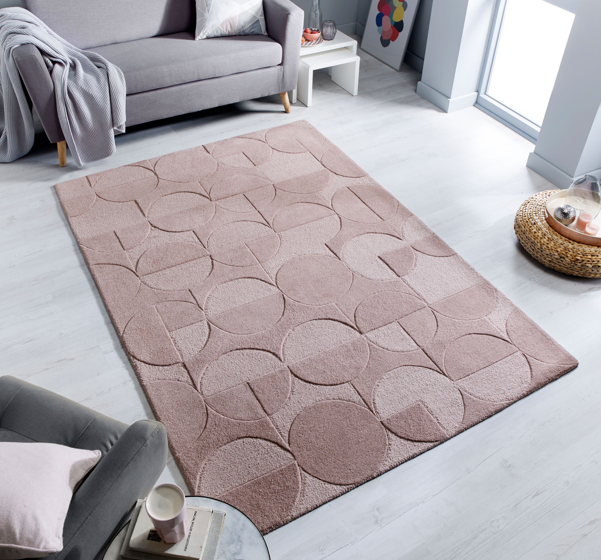 flair-rugs-gigi-wolle-geometrie-teppich image 4
