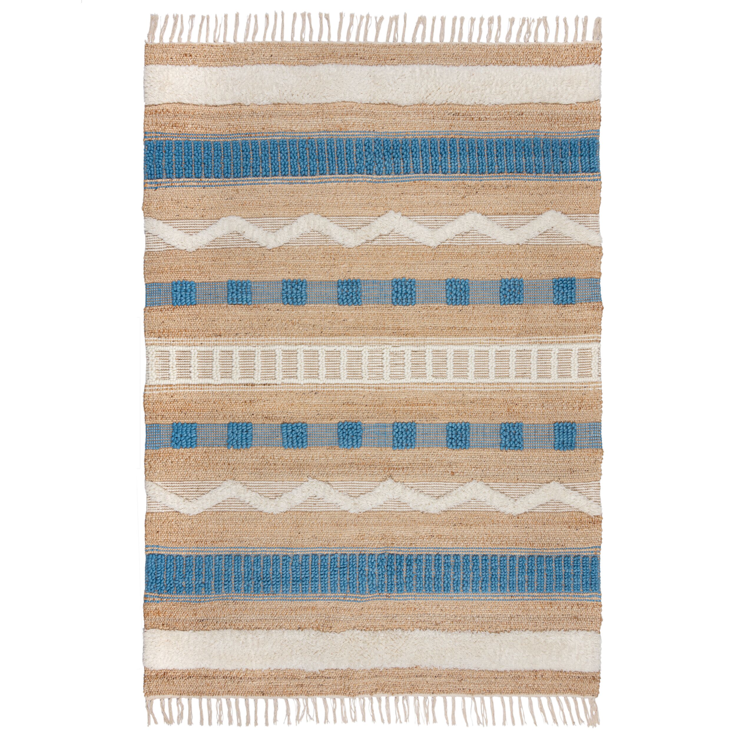flair-rugs-medina-jute-weave-streifen-teppich-naturfaser image 2