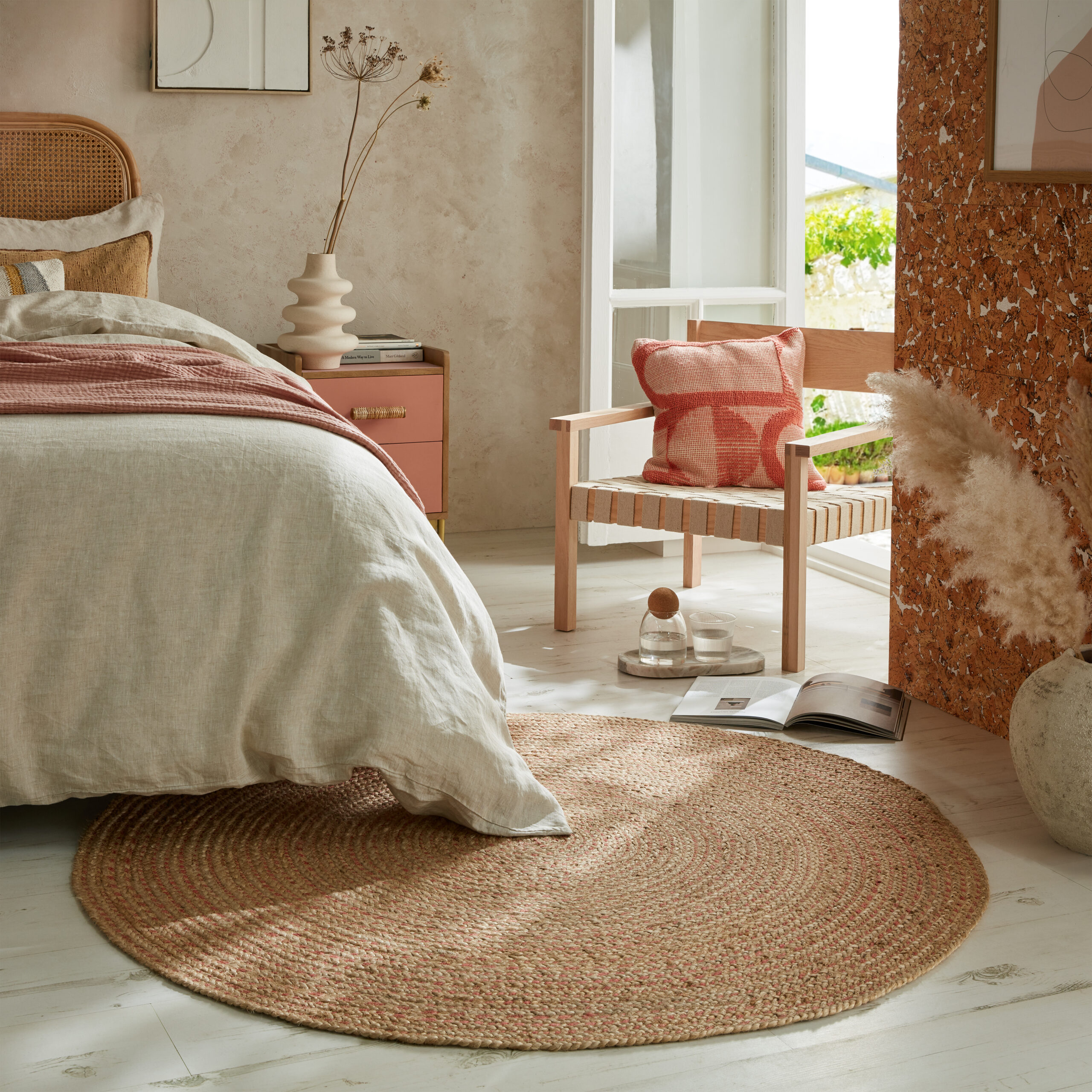 flair-rugs-capri-jute-rundteppich-circle image 4