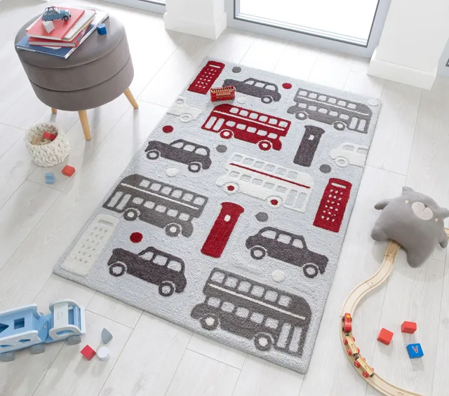 flair-rugs-city-buzz-kinderteppich image 1