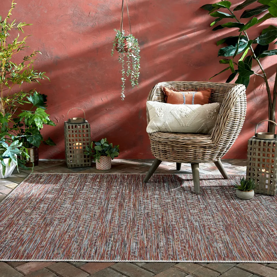 flair-rugs-sunset-indoor-outdoor-gemusterter-teppich image 1