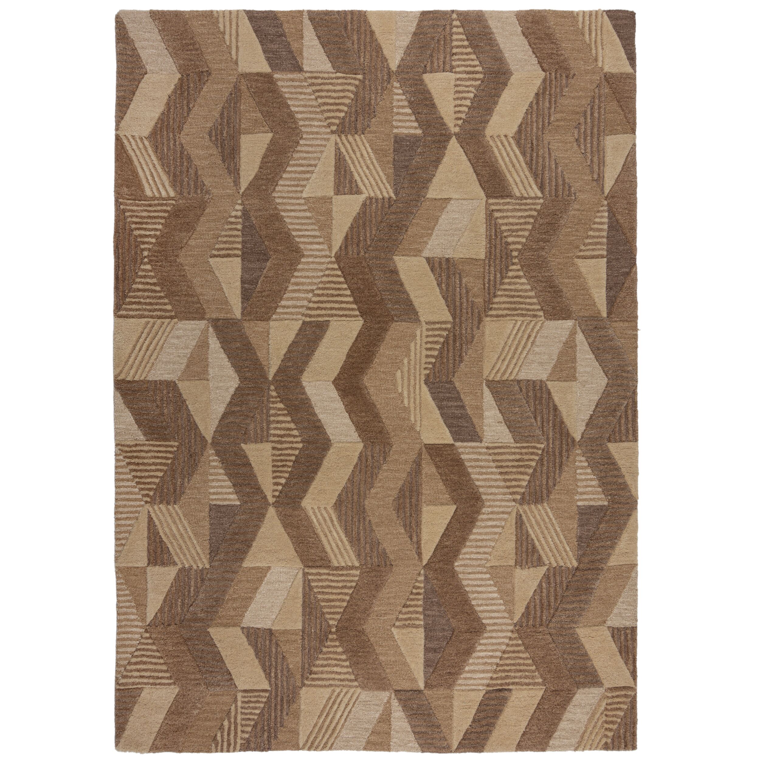 flair-rugs-asher-geometric-modern-wool-teppich image 2