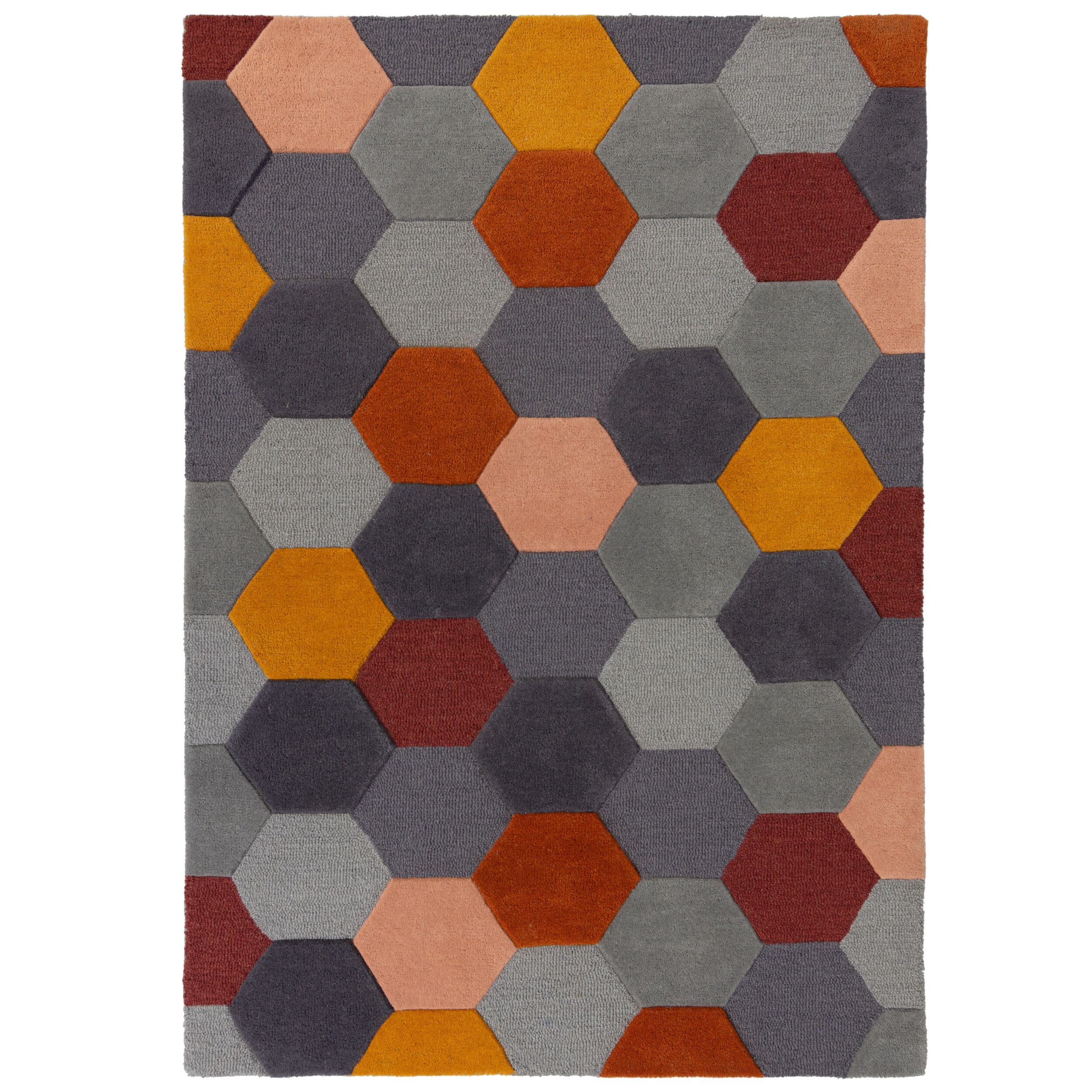 flair-rugs-munro-wool-geometric-rug-wollteppich image 2