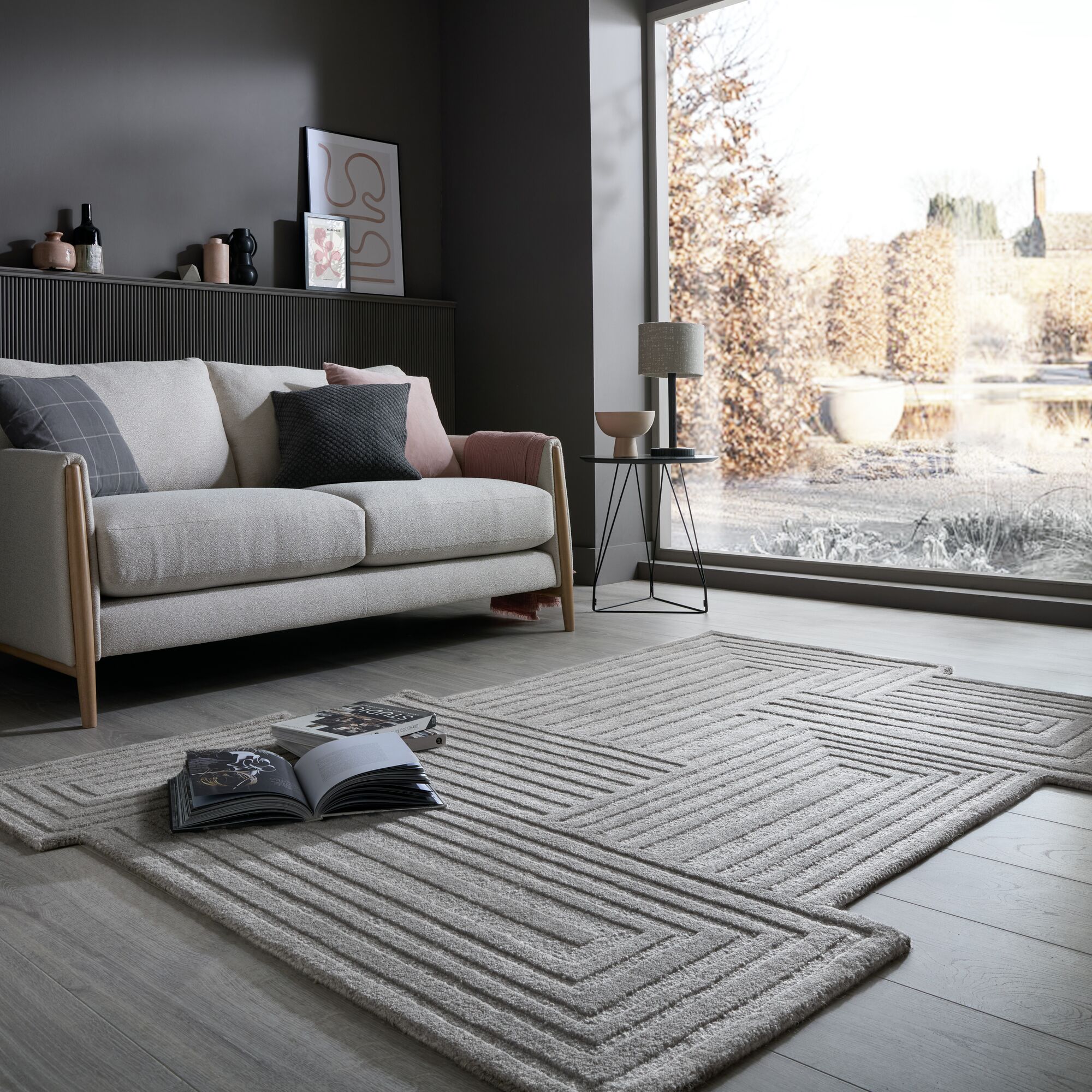flair-rugs-zen-shaped-geometric-wollteppich image 3