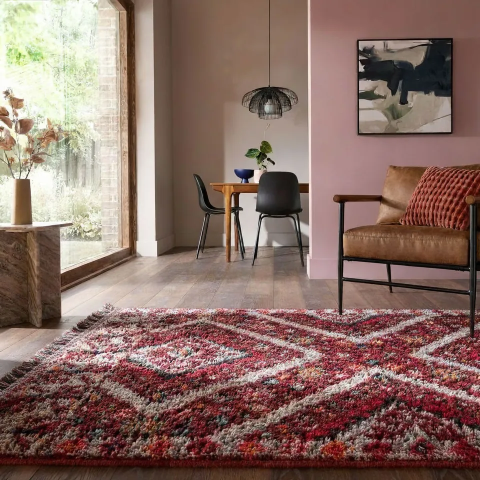 flair-rugs-emil-shaggy-berber-teppich image 1