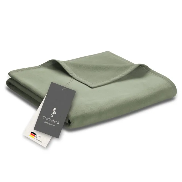 biederlack-cotton-uni-wohndecke-salbei-150x200-cm image 1