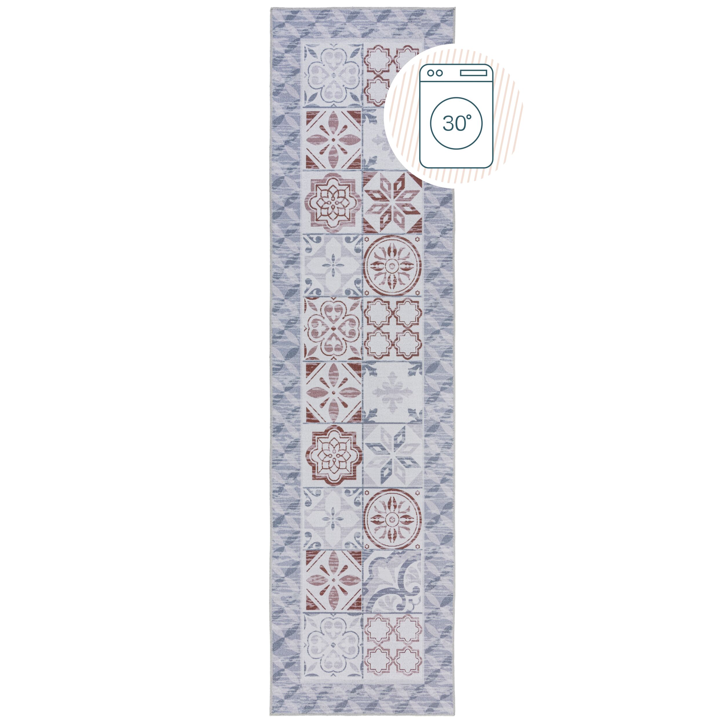 flair-rugs-morton-waschbarer-geometrie-l-ufer image 2