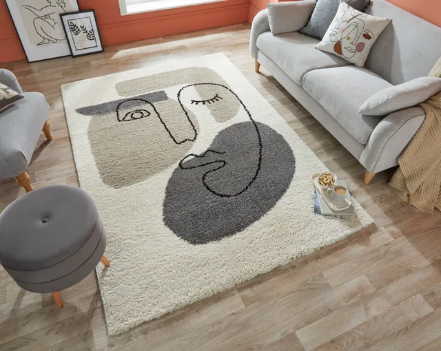 flair-rugs-beauty-shaggy-abstract-teppich image 1