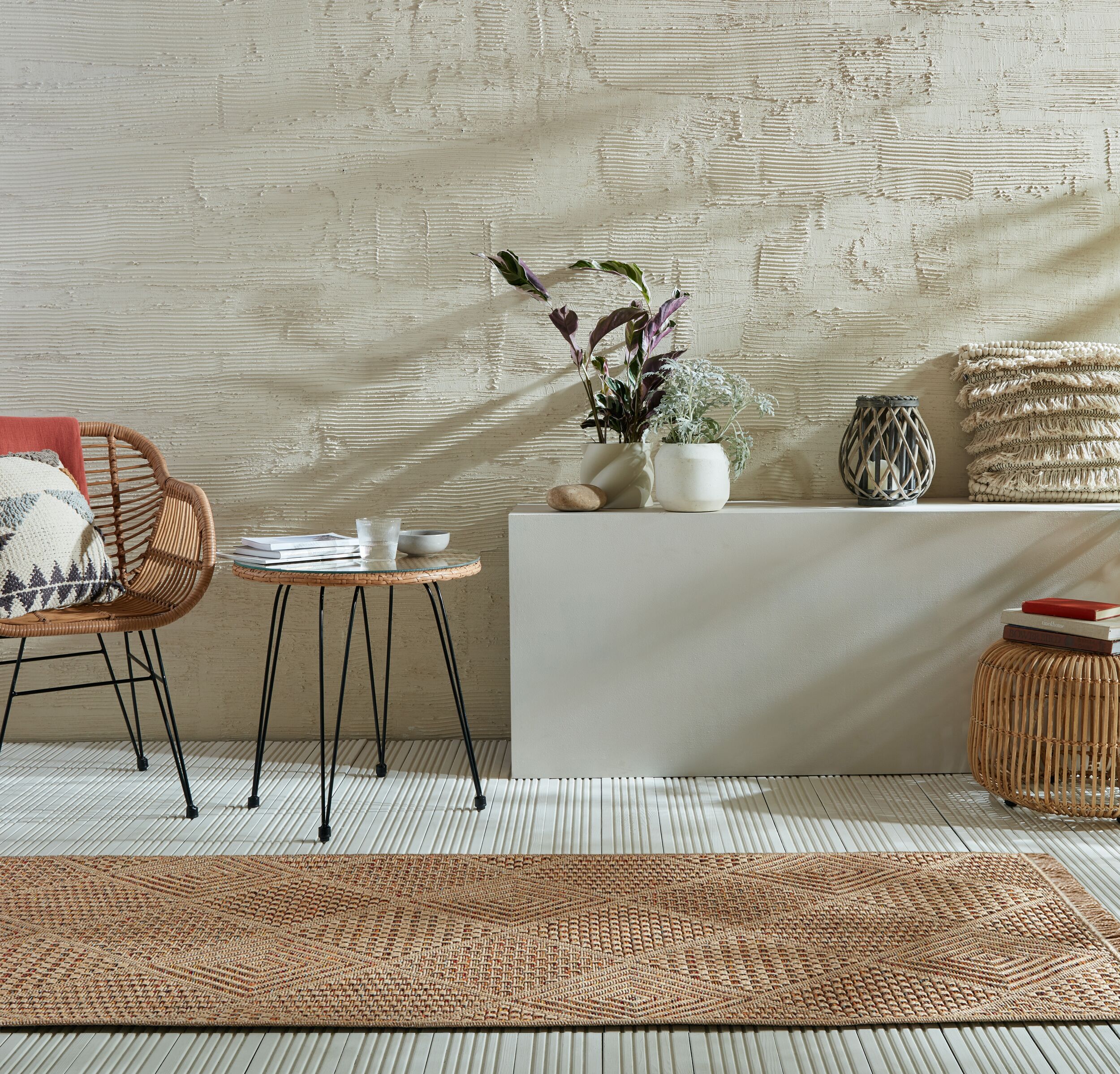 flair-rugs-nora-diamond-outdoor-l-ufer-jute-optik image 1
