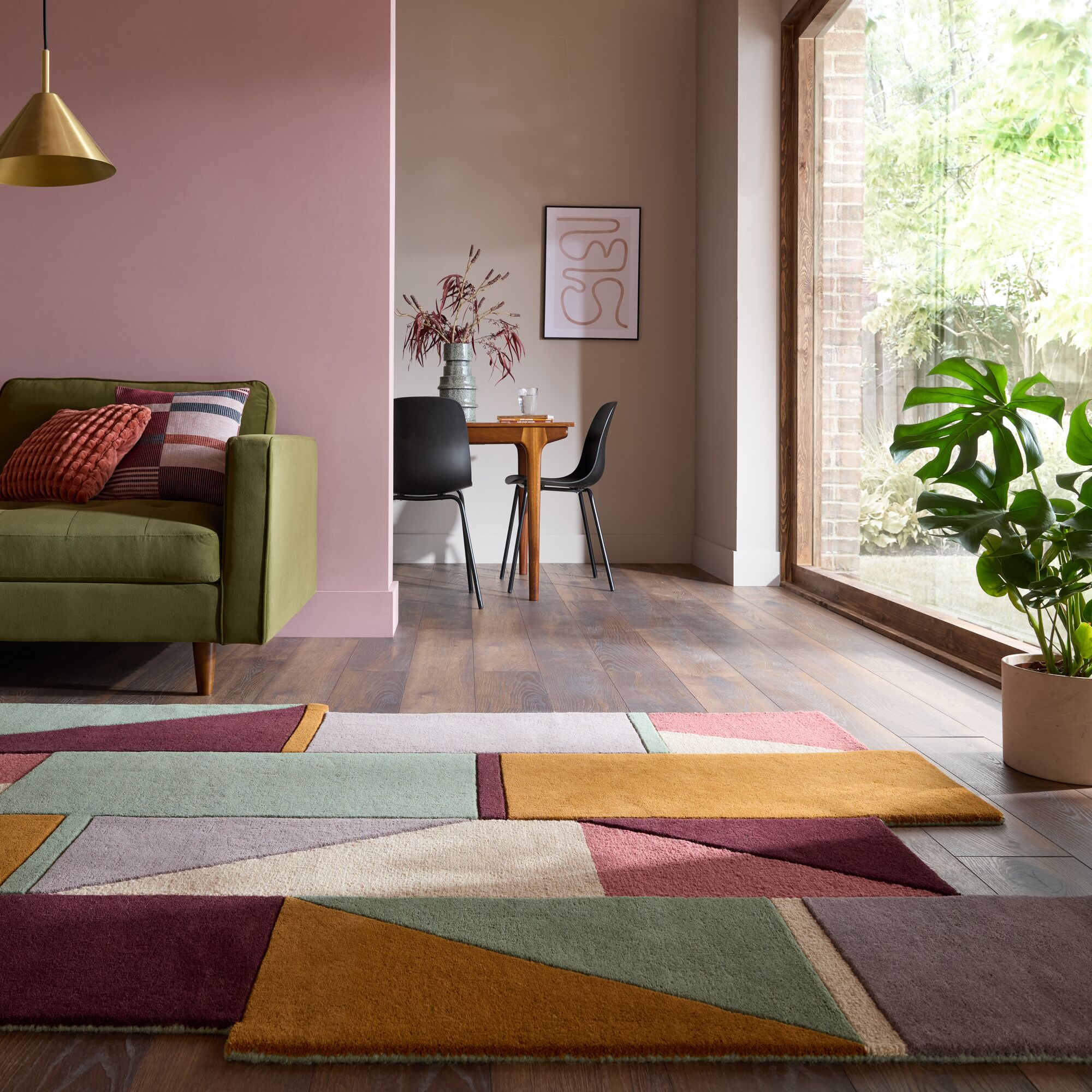 flair-rugs-shuffle-geformter-wollteppich-teppich-in-spezialform image 3