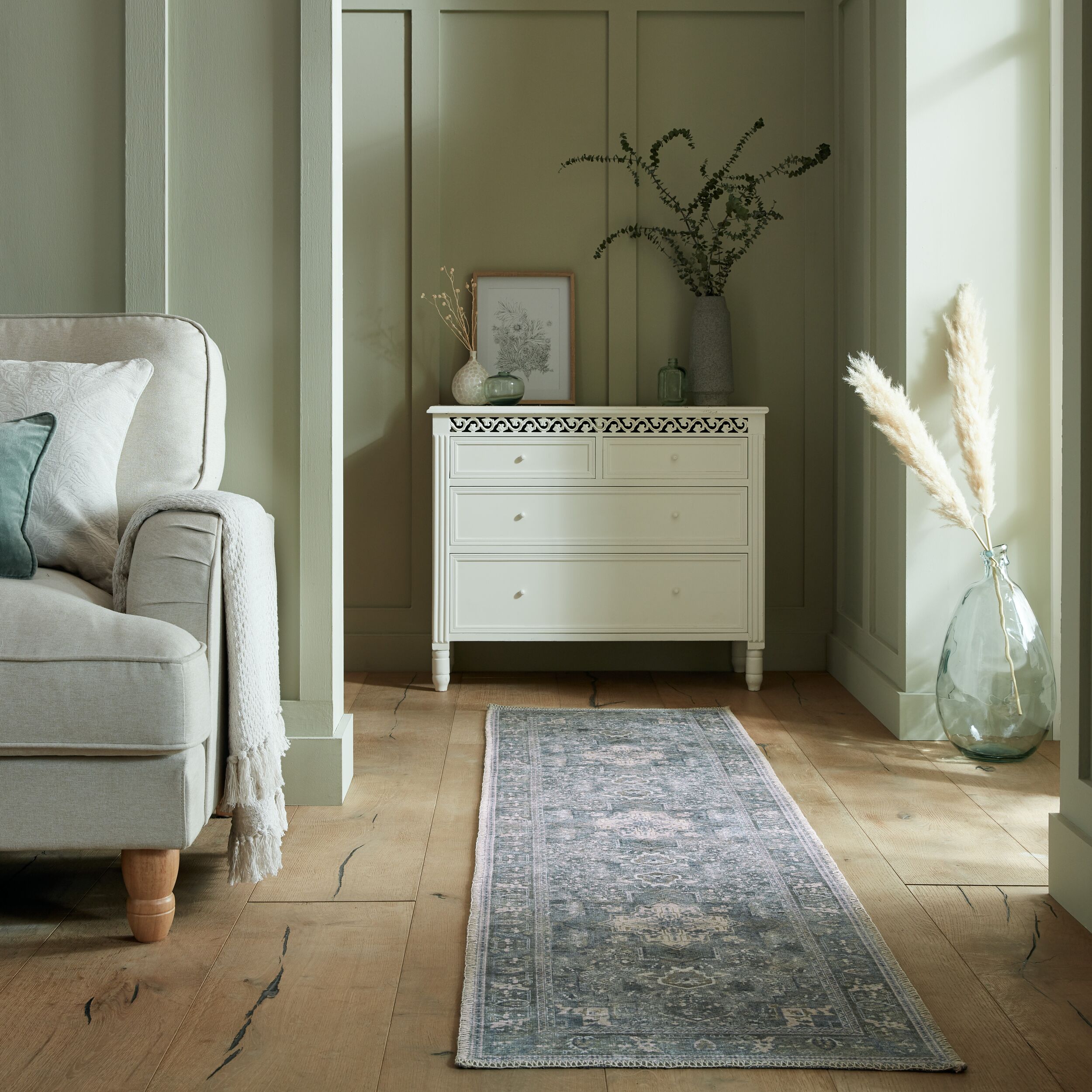flair-rugs-windsor-waschbarer-traditioneller-l-ufer-teppich image 3