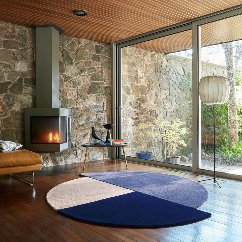 flair-rugs-mia-segment-circle-wollteppich image 1