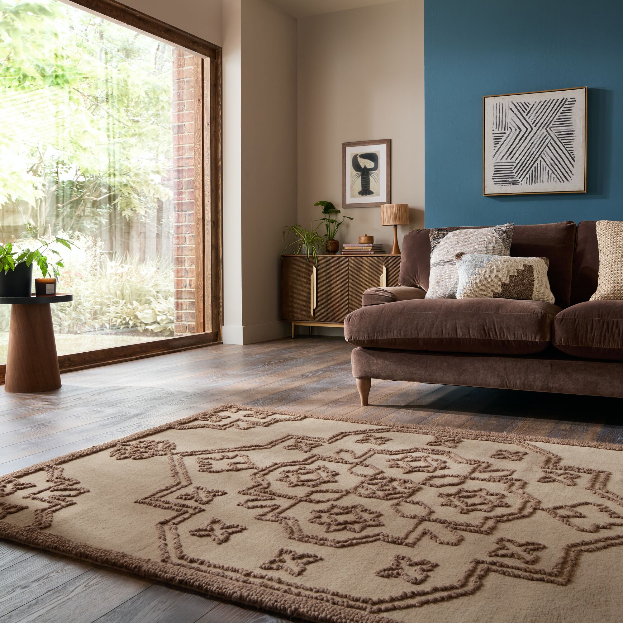 flair-rugs-sable-vintage-wolle-mix-teppich image 3