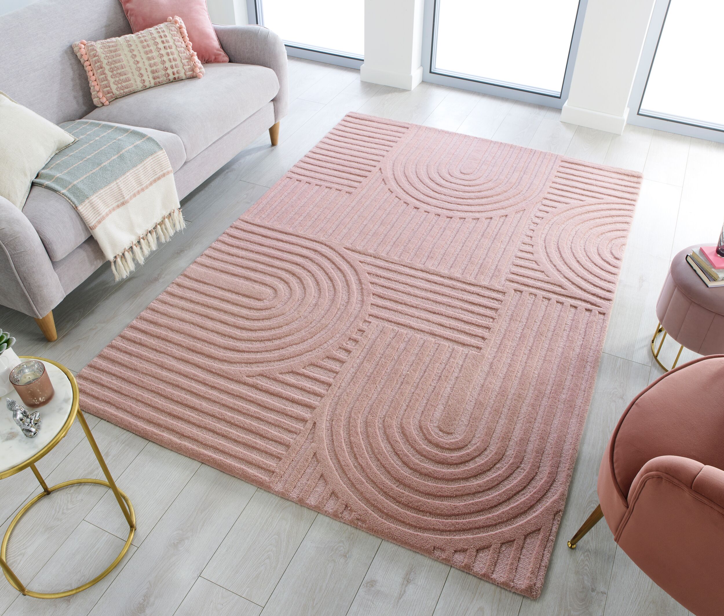 flair-rugs-zen-garden-modern-wool-wollteppich image 3
